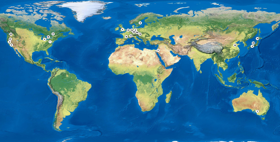 MDO Past Meetings Map